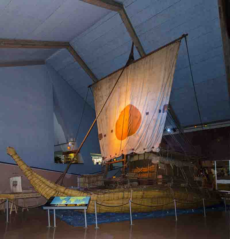 97 - Noruega - Oslo - museo Kon-Tiki - balsa Ra II